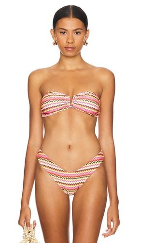 X Lexi Hidalgo V Strapless Bandeau in Pink. - size L (also in M, S, XS) - Kulani Kinis - Modalova