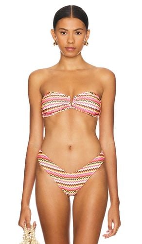 X Lexi Hidalgo V Strapless Bandeau in Pink. - size S (also in XS) - Kulani Kinis - Modalova