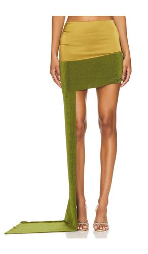 Asymmetric Mini Skirt in Green. - size L (also in M, S, XS, XXS) - Khanums - Modalova