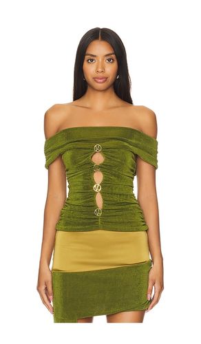 Off The Shoulder Top in Green. - size L (also in M, S, XL) - Khanums - Modalova