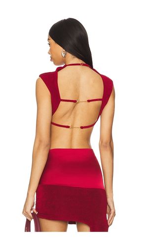 Backless Cropped Tee in . - size L (also in M, XL/1X, XS) - Khanums - Modalova