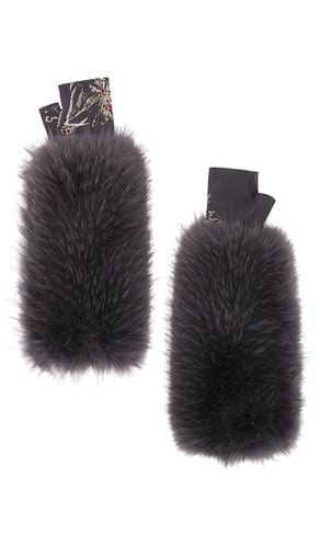 Kim Shui Faux Fur Gloves in Grey - Kim Shui - Modalova