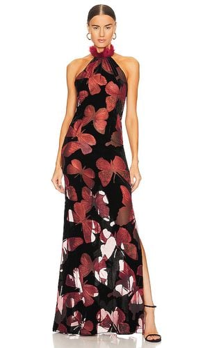 Butterfly Velvet Gown in Black. - size L (also in S) - Kim Shui - Modalova