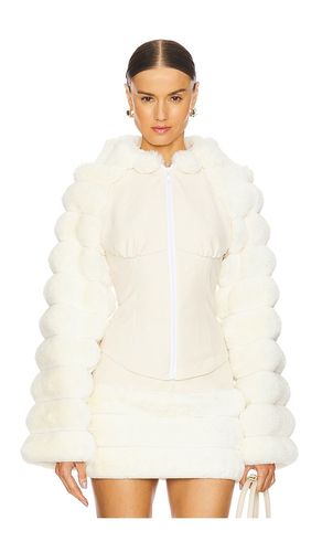 Faux Fur Hooded Jacket in . - size S (also in XS) - Kim Shui - Modalova