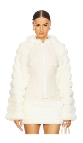 WEBPELZJACKE MIT KAPUZE in . Größe XL. Also in XS - Kim Shui - Modalova