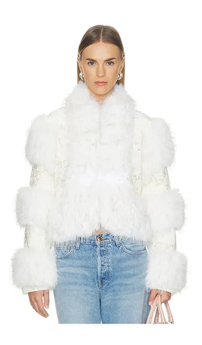 Kyla Faux Fur Coat in . Size M. Also in S, XS - Kim Shui - Modalova