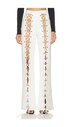 Croc Lace Up Pant in . Size M. Also in S - Kim Shui - Modalova