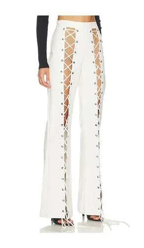 Croc Lace Up Pant in . Size M. Also in S, XS - Kim Shui - Modalova