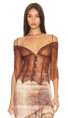 Lace Off Shoulder Top in . - size M (also in L, S, XS) - Kim Shui - Modalova