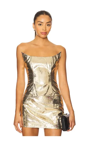 Ling Gold Croc Corset in . Size L. Also in M, XL, XS - Kim Shui - Modalova