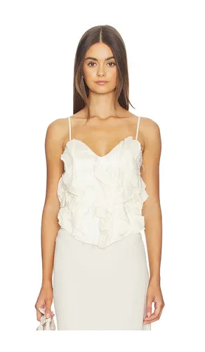 Emma Lace Up Bustier Top in . Taglia M. Also in S, XS - Kim Shui - Modalova