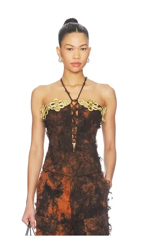 Burnt Orange Corset in . Size L. Also in S - Kim Shui - Modalova