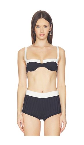 Jolene Reversible Bikini Top in Black,White. - size M (also in S, XS) - KYA - Modalova