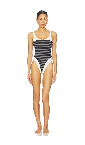 Romie Reversible One Piece Swimsuit in Black,White. - size M (also in S, XS) - KYA - Modalova