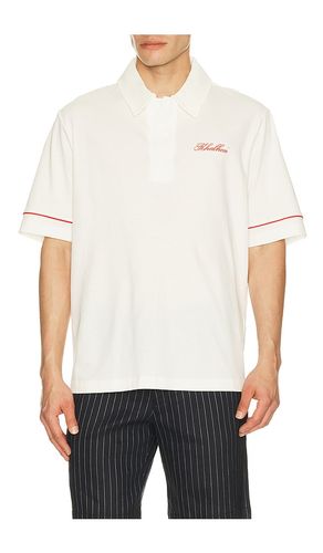 Saturday Club Emblem Polo in White. - size L (also in M, XL/1X) - Khalhon - Modalova