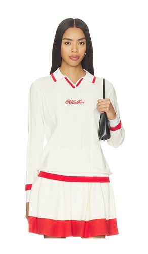 V-tipped Varsity Knit Pullover in . Taglia L. Also in M, S, XS - Khalhon - Modalova