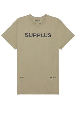 Surplus Logo Tee in Brown. - size L (also in M, S) - Daniel Patrick - Modalova