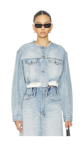 Torn Off Crop Trucker Jacket in . Taglia L. Also in M, S - Ksubi - Modalova