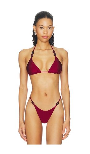 Sienna Bikini Top in Wine. - size M (also in XS) - Kapri - Modalova
