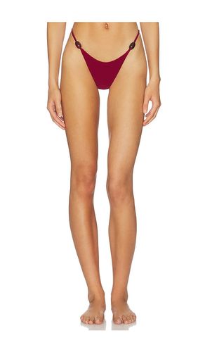 Sienna Bikini Bottom in Wine. - size L (also in M, S) - Kapri - Modalova