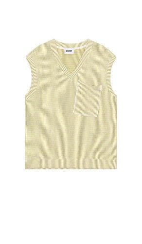 Multi Sweater Vest in Cream. - size L (also in M, S, XL/1X) - KROST - Modalova