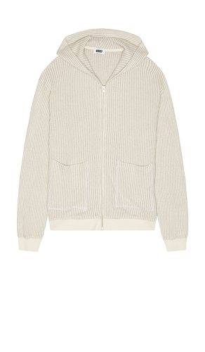Striped Zip Hoodie in Beige. - size L (also in M, S, XL/1X) - KROST - Modalova