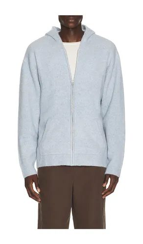 Alpaca Zip Hoodie in Blue. - size S (also in M, L, XL/1X) - KROST - Modalova