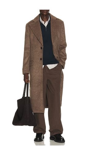 Eco Wool Overcoat in Brown. - size L (also in M, S, XL/1X) - KROST - Modalova