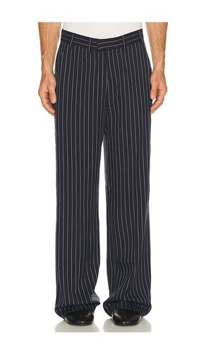 Elliott Pinstripe Trouser in Navy. - size L (also in M, S, XL/1X) - KROST - Modalova