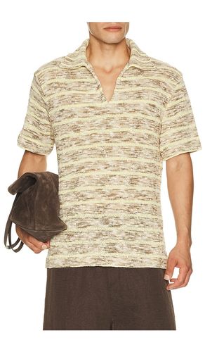 Color Striped Knit Polo in . Size L. Also in M, S, XL/1X - KROST - Modalova
