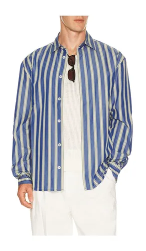 Jordan Striped Shirt in Blue. - size L (also in M, S) - KROST - Modalova