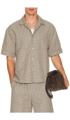 Plaid bowling shirt in color tan size S (also in M, L) - KROST - Modalova
