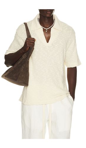 Textured Cotton Knit Polo in . Size S. Also in M, L - KROST - Modalova