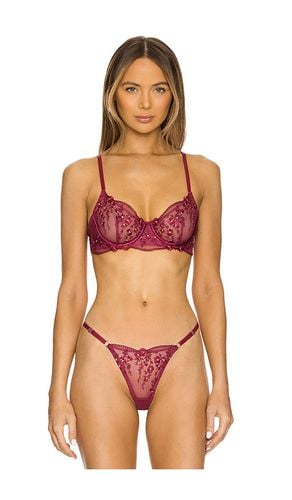 Sofia Underwire Bra in Burgundy. - size L (also in M, S, XL, XS) - KAT THE LABEL - Modalova