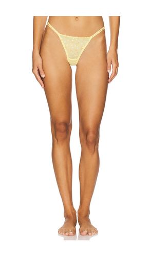 Lemonade Thong in Lemon. - size L (also in M, XL, XS) - KAT THE LABEL - Modalova