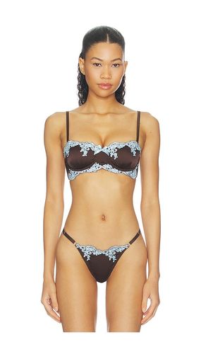 Jean Underwire Bra in Brown. - size L (also in M, S, XS) - KAT THE LABEL - Modalova