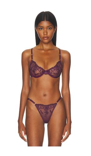 Nicolette Underwire Bra in Burgundy. - size M (also in S, XS) - KAT THE LABEL - Modalova