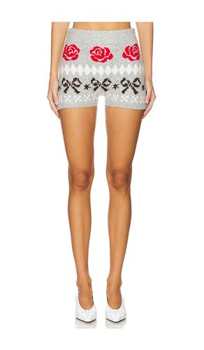 X REVOLVE Nisha Knit Short in Grey. - size L (also in M, S) - Kitri - Modalova