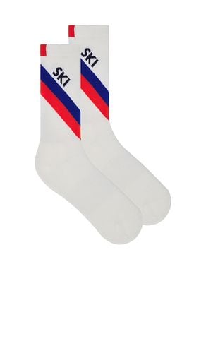 The Women's Diagonal Stripe Ski Sock in - Kule - Modalova