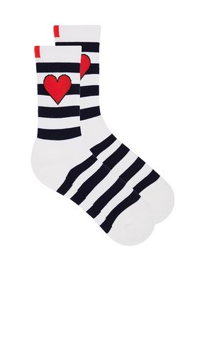 The Women's Heart Rugby Sock in Black - Kule - Modalova