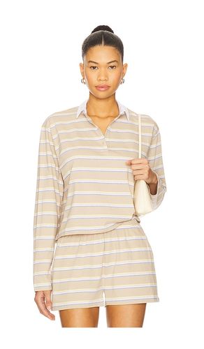 The Lexie Polo Top in Beige. - size L (also in M, XL/1X) - Kule - Modalova