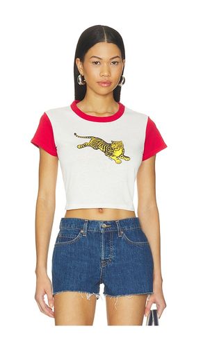 Jumping Tiger Cropped T-shirt in . Taglia L. Also in M, XS - Kenzo - Modalova