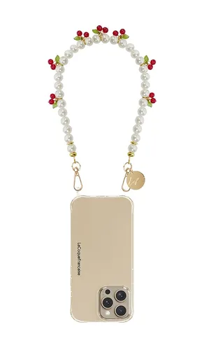 Cherry Iphone Case Chain in - La Coque Francaise - Modalova
