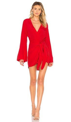 Mini vestido con cintura atada janeiro en color talla M en - Red. Talla M (también en L, S, XL, XS) - L'Academie - Modalova
