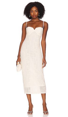 Maxime Midi Dress in Cream. - size M (also in XL) - L'Academie - Modalova