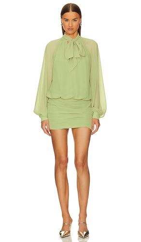 Maelle Mini Dress in Sage. - size L (also in M, S) - L'Academie - Modalova