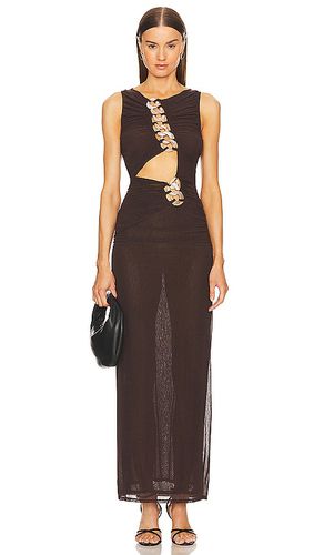 By Marianna Emeraude Maxi Dress in Brown. - size L (also in M, XL) - L'Academie - Modalova