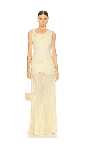 By Marianna Tine Gown in Lemon. - size L (also in M, S, XL, XS) - L'Academie - Modalova