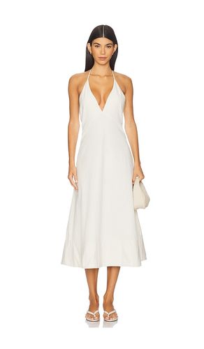 By Marianna Emi Midi Dress in Beige. - size L (also in M, S, XL) - L'Academie - Modalova