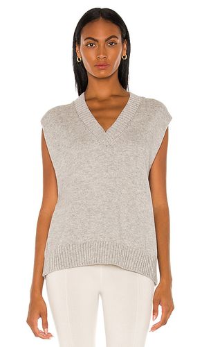 Oversized Sweater Vest in Grey. - size L (also in M, S, XL, XS) - L'Academie - Modalova